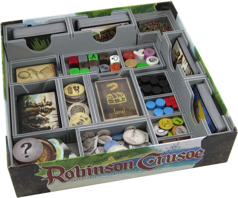 Robinson Crusoe: Adventures on the Cursed Island – Folded Space Insert scatola