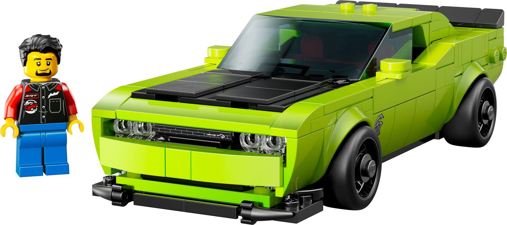 LEGO® Speed Champions Dodge Challenger SRT Hellcat Sports Car components