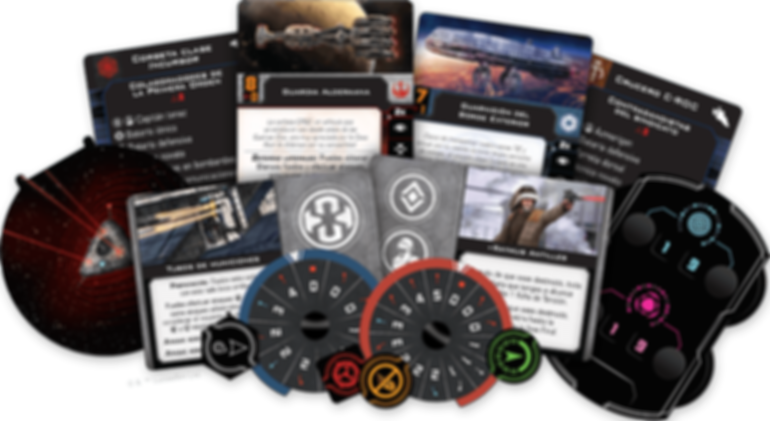 Star Wars: X-Wing (Second Edition) - Epic Battles Multiplayer Expansion componenten