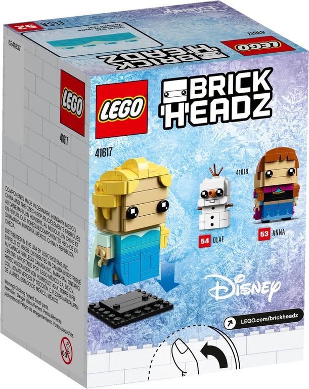 LEGO® BrickHeadz™ Elsa back of the box