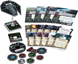 Star Wars: X-Wing Miniatures Game - TIE Reaper Expansion Pack components