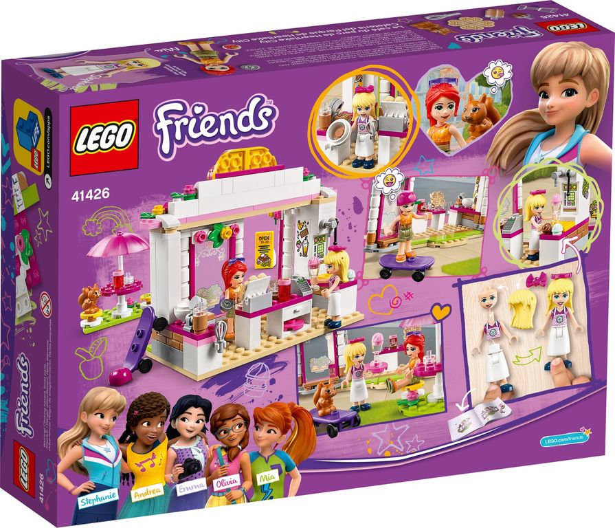 LEGO® Friends Heartlake City Waffelhaus rückseite der box