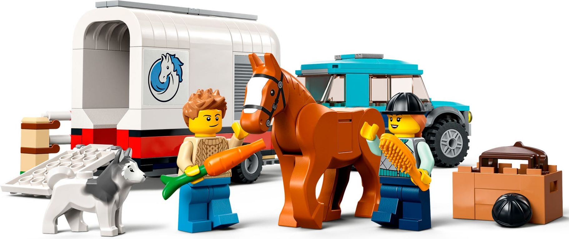 LEGO® City Paardentransportvoertuig speelwijze