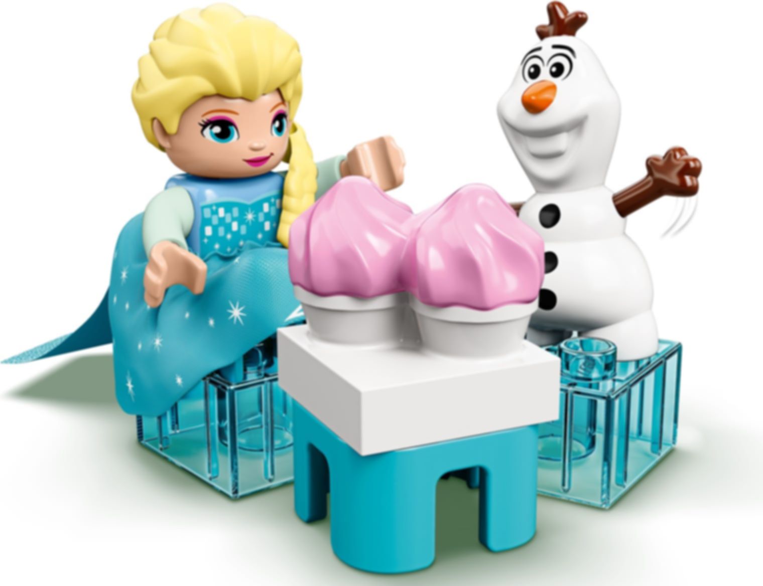 LEGO® DUPLO® Fiesta de Té de Elsa y Olaf jugabilidad