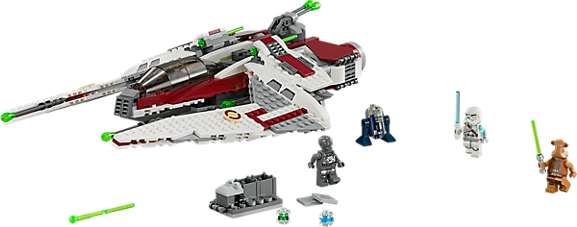 LEGO® Star Wars Jedi Scout Fighter components