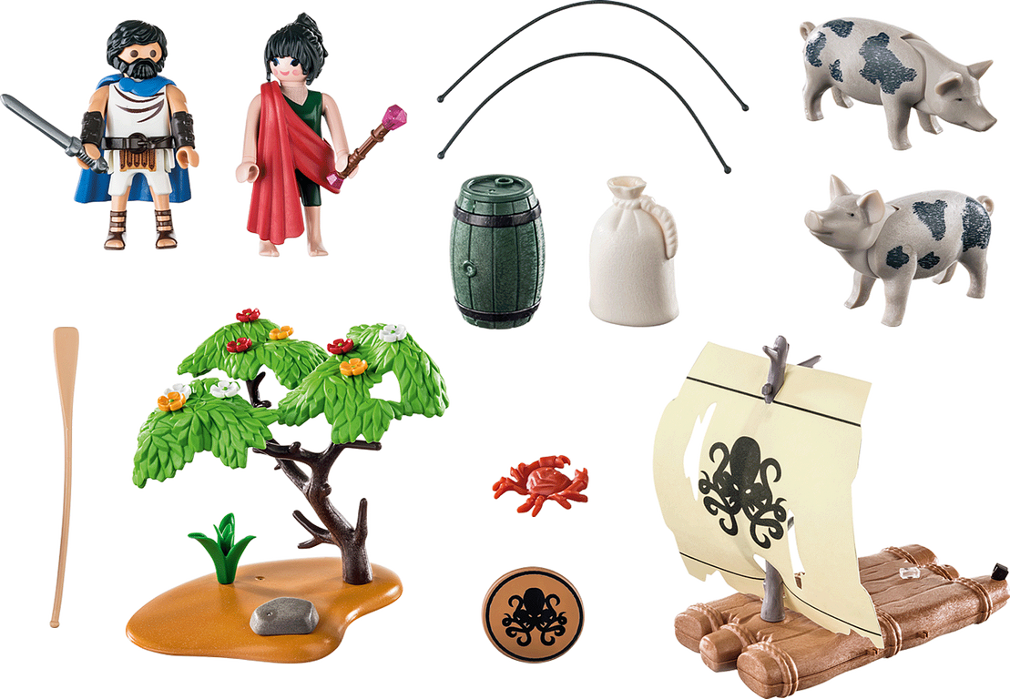 Playmobil® History Ulysses and Circe components