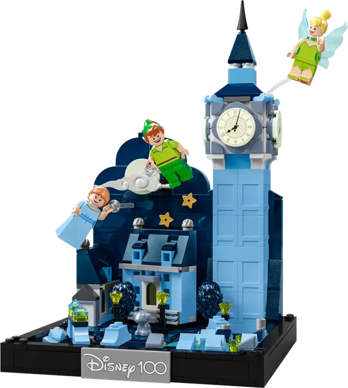 LEGO® Disney Volo su Londra di Peter Pan e Wendy componenti