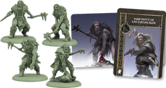 A Song of Ice & Fire: Tabletop Miniatures Game – Cave Dweller Savages components