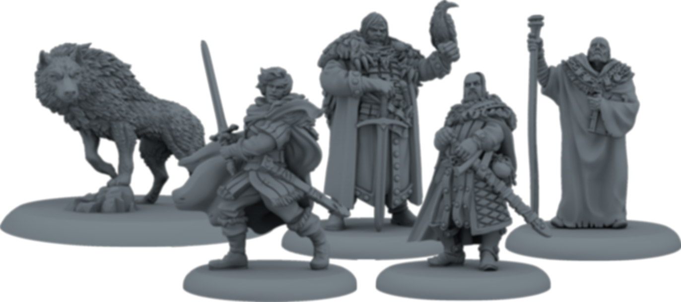 A Song of Ice & Fire: Tabletop Miniatures Game - Night's Watch Starter Set miniatures