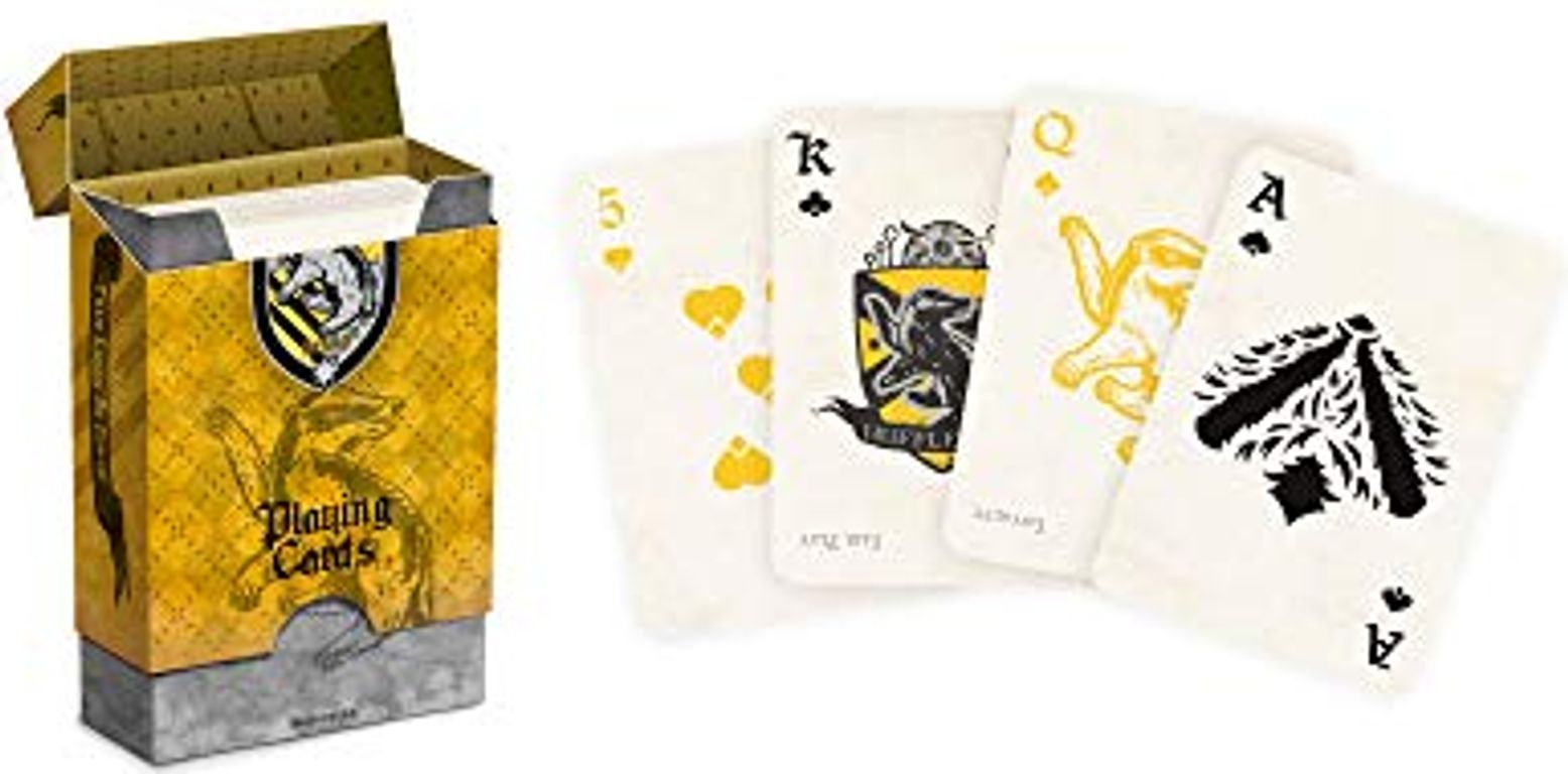 Harry Potter Hufflepuff House Playing Cards cards