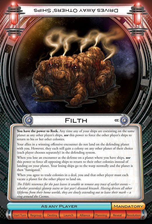 Cosmic Encounter: Cosmic Conflict Filth kaart