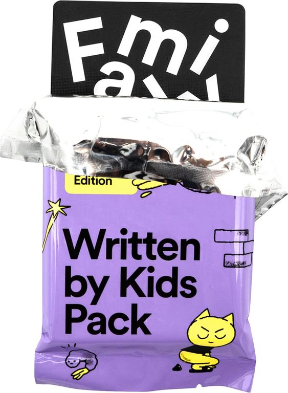 Cards Against Humanity: Family Edition – Written by Kids Pack cards