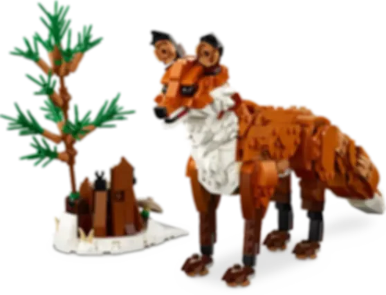 LEGO® Creator Animali della foresta: Volpe rossa componenti