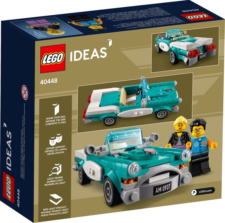 LEGO® Ideas Vintage Car back of the box
