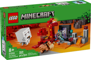 LEGO® Minecraft Hinderlaag bij het Nether-portaal