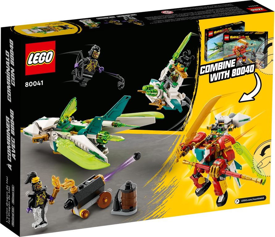 LEGO® Monkie Kid Mei's Dragon Jet back of the box