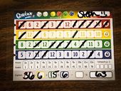 Qwixx Mixx game board