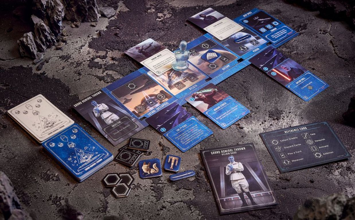 Star Wars Villainous: Cold Tactics componenti