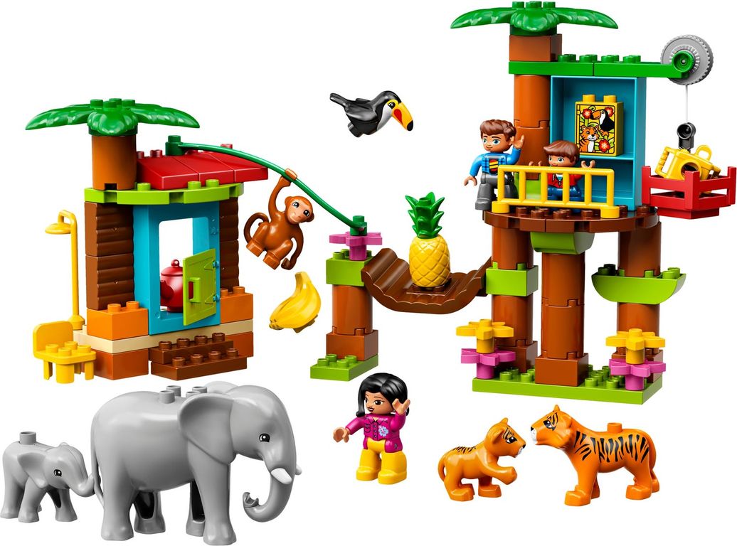 LEGO® DUPLO® Tropical Island components