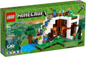 LEGO® Minecraft Unterschlupf im Wasserfall