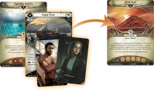 Arkham Horror: Il Gioco di Carte – Lo Scoglio del Diavolo: Pack Mito carte