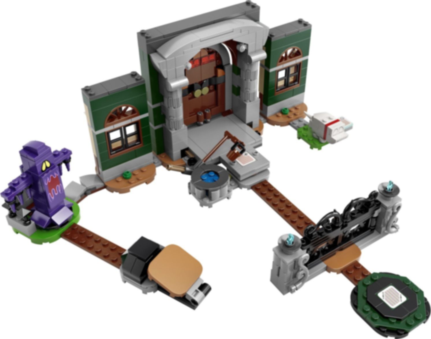 LEGO® Super Mario™ Set de Expansión: Entrada de Luigi’s Mansion™ partes