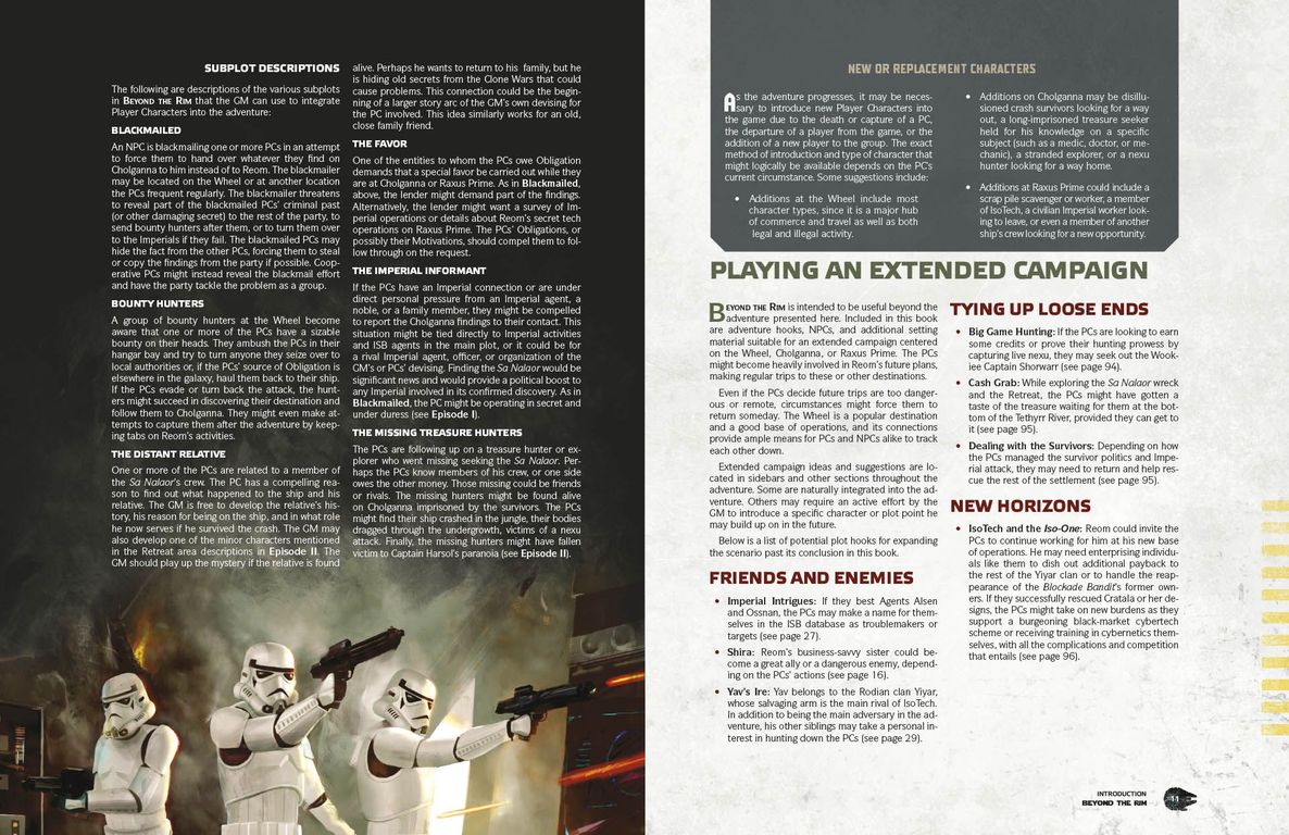 Star Wars Edge of The Empire Beyond the Rim manual