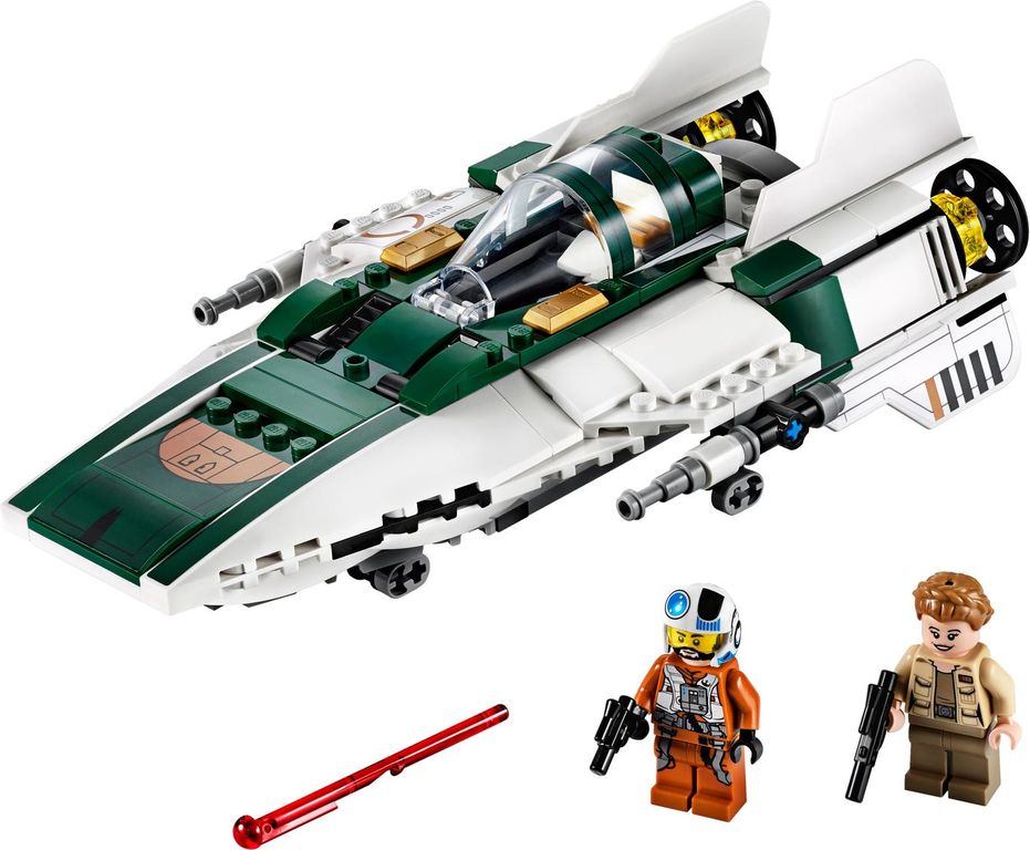 LEGO® Star Wars A-Wing Starfighter™ della Resistenza componenti