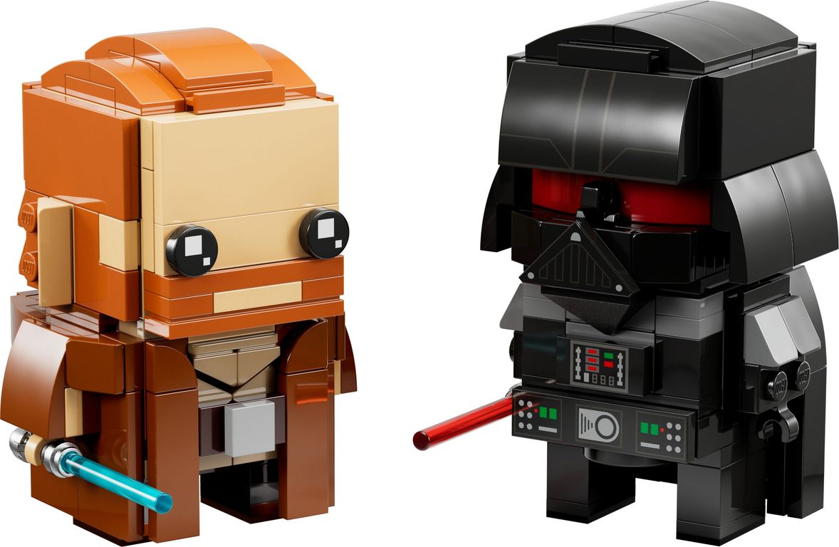 LEGO® BrickHeadz™ Obi-Wan Kenobi & Darth Vader componenten