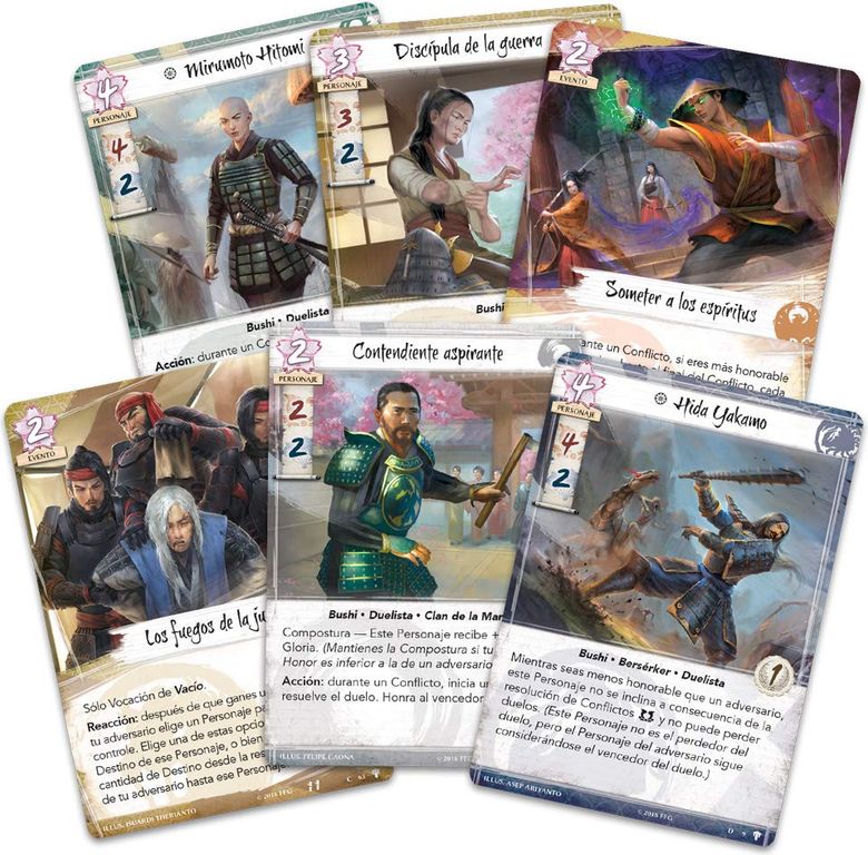 Legend of the Five Rings: The Card Came - Kinder des Kaiserreichs karten