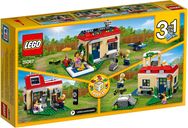 LEGO® Creator Casa modular con piscina parte posterior de la caja
