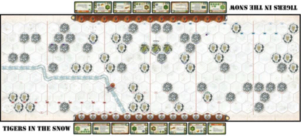 Memoir '44: Tigers in the Snow game board