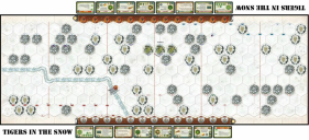 Memoir '44: Tigers in the Snow game board