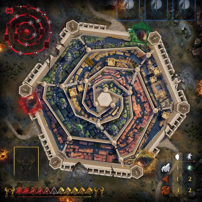 Firesiege: A Feralis Story tavolo da gioco