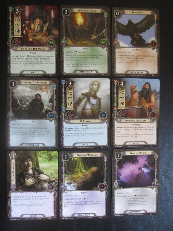 The Lord of the Rings: The Card Game - Conflict at the Carrock cards