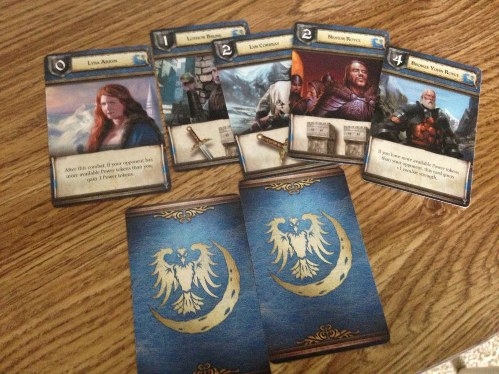 Game of Thrones Board Game Expansion A Feast For Crows cards