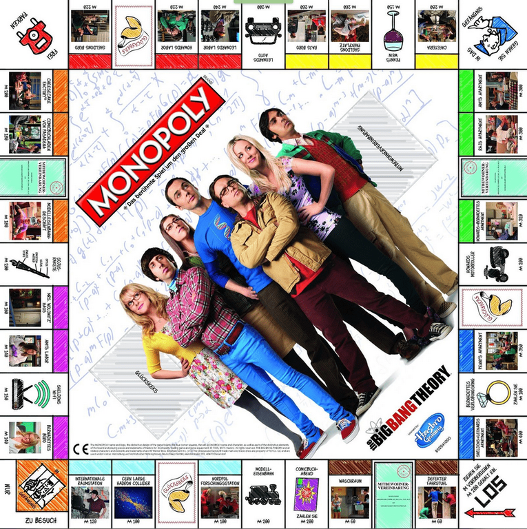 Monopoly: The Big Bang Theory game board