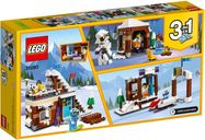LEGO® Creator Modulaire Wintervakantie achterkant van de doos