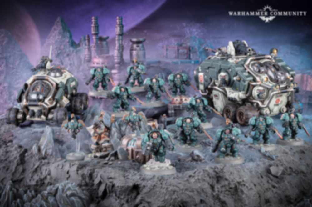 Warhammer 40,000: Battleforce - League of Votann: Defenders Of The Ancestors componenti