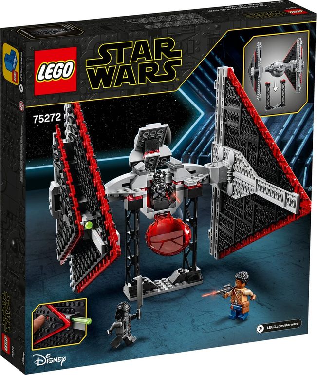 LEGO® Star Wars Sith TIE Fighter™ back of the box