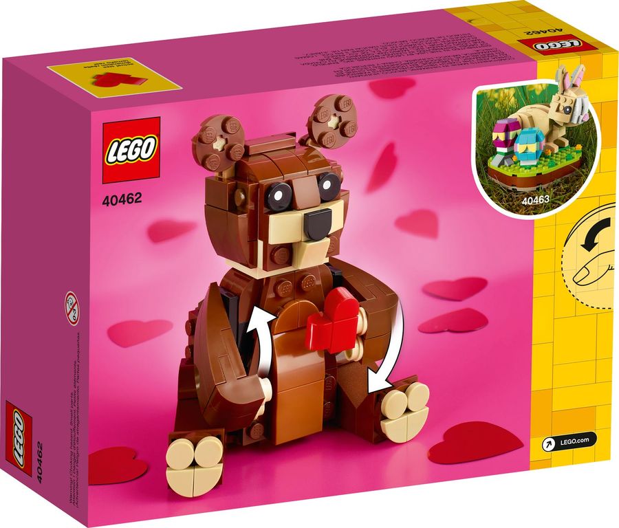 Valentine's Brown Bear back of the box