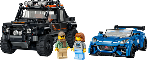 LEGO® Speed Champions La Jaguar Project 7 et le Land Rover Defender