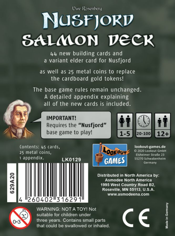 Nusfjord: Salmon Deck parte posterior de la caja