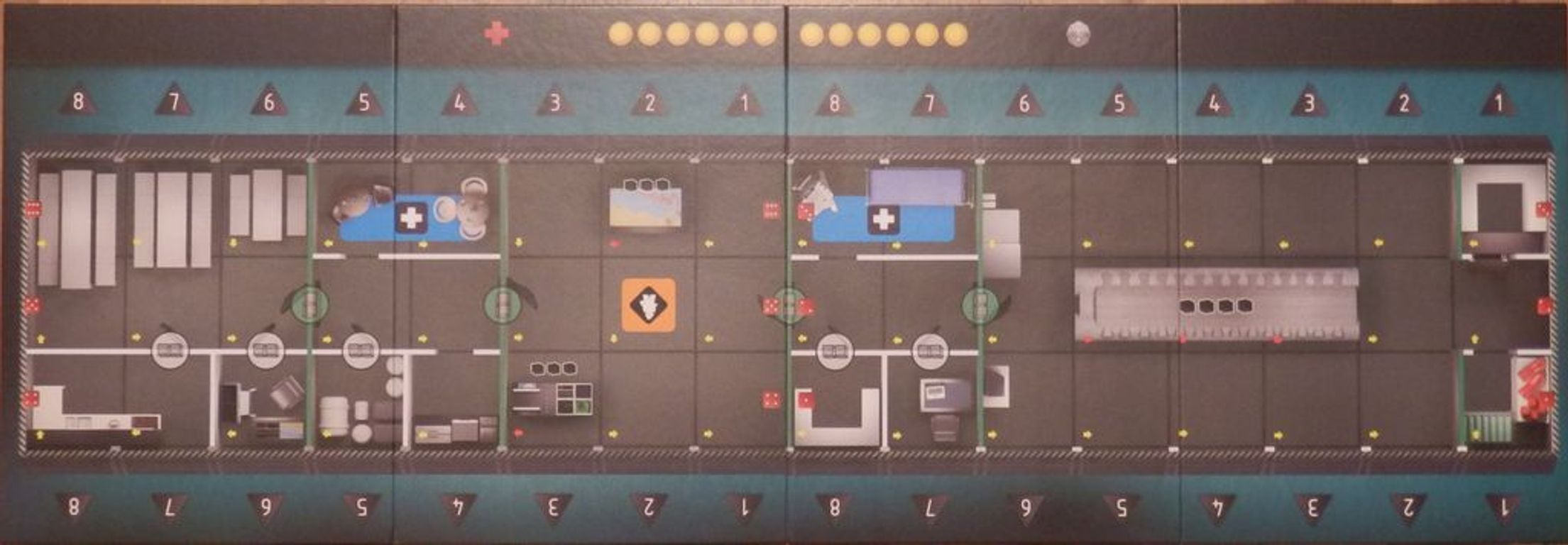 Flash Point: Fire Rescue - Dangerous Waters game board