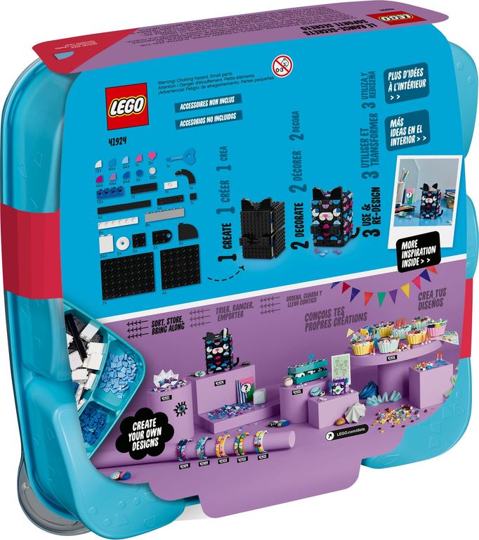 LEGO® DOTS Protector de Secretos parte posterior de la caja