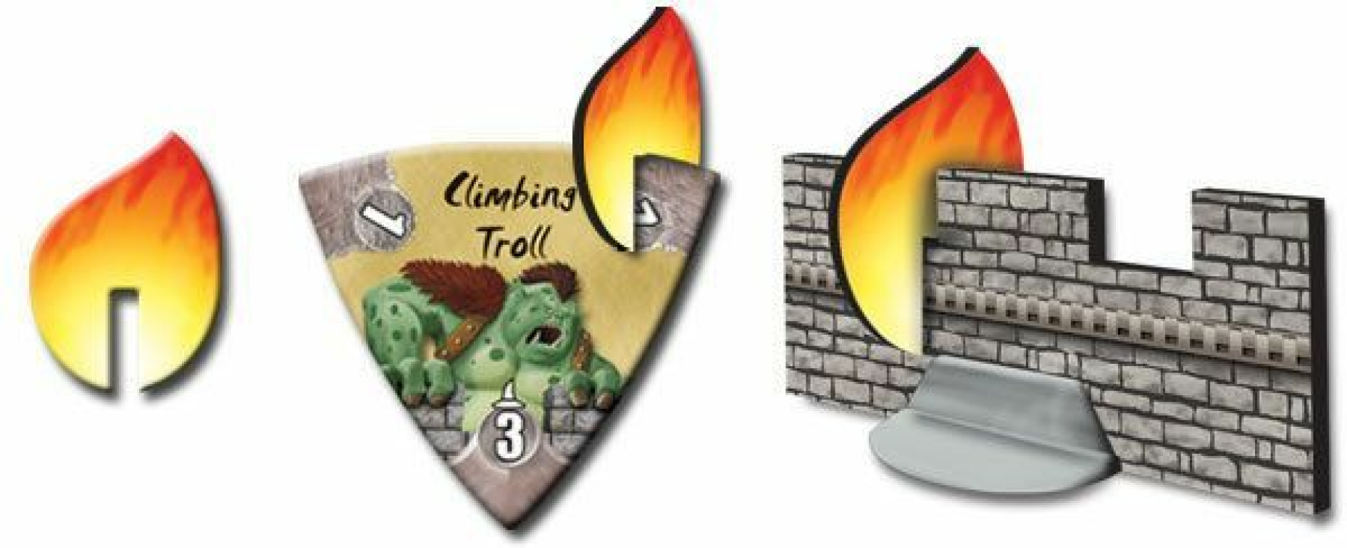 Castle Panic: The Wizard's Tower components