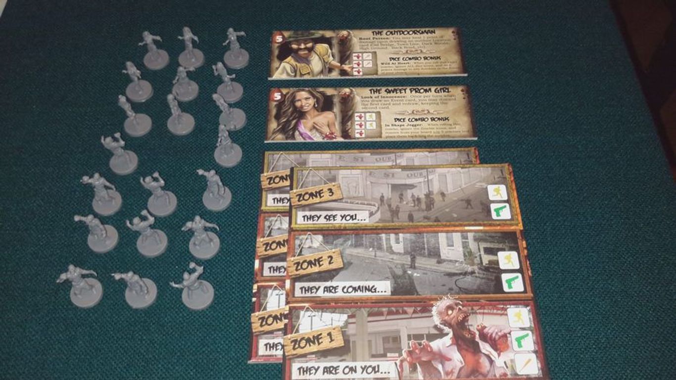 Run, Fight, or Die! 5/6 Player Expansion komponenten