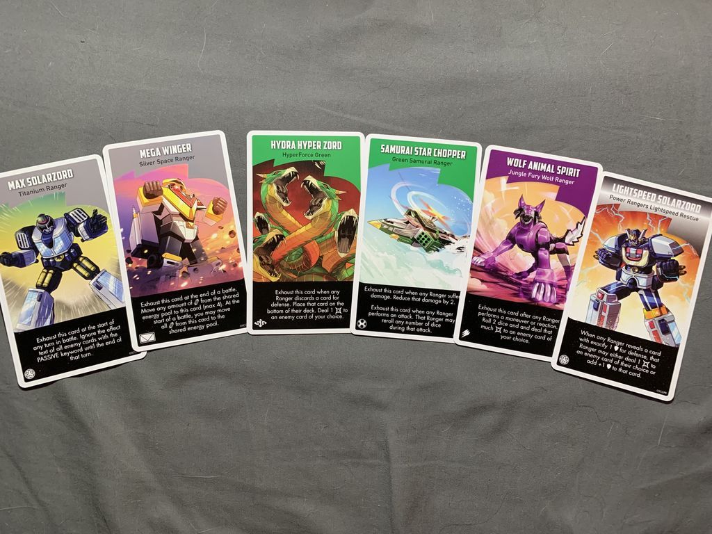 Power Rangers: Heroes of the Grid – Ranger Allies Pack #2 cartes