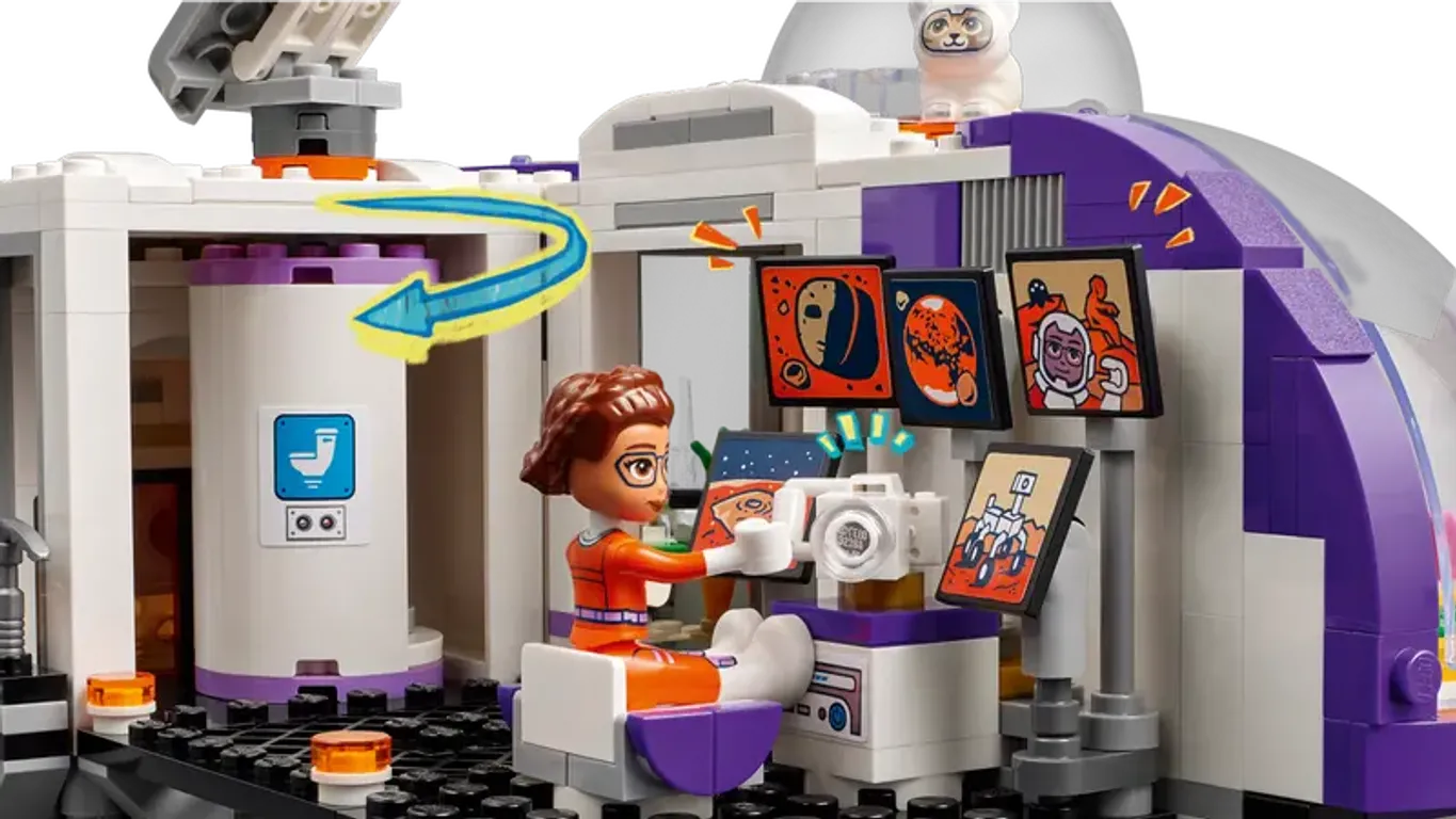 LEGO® Friends Mars-Raumbasis mit Rakete innere