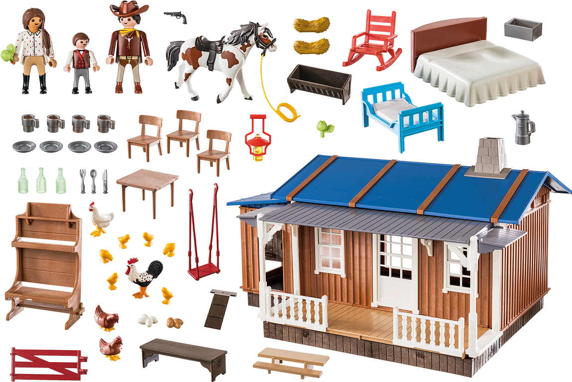 Playmobil® Western Ferme du Far-West composants